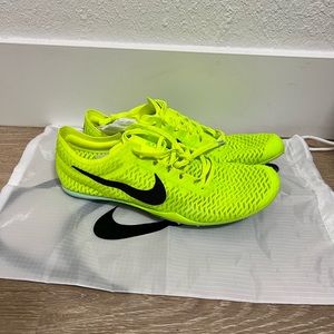 Nike Zoom Mamba V Track Spikes Running Shoes Volt Black DR9945-700 Mens Sz 9.5